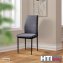 Esszimmerstuhl Madison Webstoff Grau 4er-Set - 2