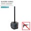 Vacuum-Loc® WC-Garnitur Mod. Quadro Schwarz, Befestigen ohne Bohren - 2