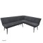 Eckbank 195 x 154 cm Anthrazit Mesilla kurzer Schenkel rechts - 2