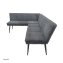Eckbank 154 x 195 cm Anthrazit Mesilla kurzer Schenkel links - 2