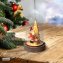 Beleuchtete Weihnachtsdekoration Weihnachtsmann mit Geschenk - 2