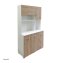 Küchenschrank Weiß Artisaneiche Blanca - 2