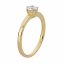 Ring Gold 750 mit natürlichem Brillant 0,50 ct. - 2