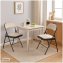 Klappstuhl Wedigo Velvet Beige 2er-Set - 2