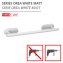 Turbo-Loc® Badetuchstange Uno Mod. Orea White matt, 40 cm, aus rostfreiem Edelstahl - 2
