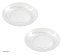Teller Ø 27 cm 2er Set Kunststoff mit Blaseneffekt - 2