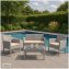 Outdoor Möbel 4-teiliges Set Zita Grau-Beige - 2