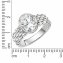 Ring 925/- Sterling Silber rhodiniert Zirkonia - 2