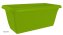 Blumenkasten mit Wasserspeicher 40 cm 4er Set Grün - 2