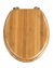 WC-Sitz Mod. Bambus Dunkel, aus echtem Bambus - 2