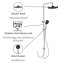 Duschsystem Mod. Softwater Chrom, einfacher Anschluss an bestehende Armatur oder Wandanschlussbogen - 2