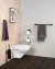 WC-Garnitur Mod. Bosio geschlossen Edelstahl Black matt, rostfrei - 2