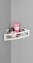Turbo-Loc® Eckablage Mod. Bralia Chrom, Befestigen ohne Bohren - 2