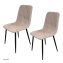 Stuhl Mesa Eco 2er-Set Velvet Rosa - 2