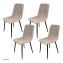 Stuhl Mesa Eco 4er-Set Velvet Rosa - 2