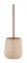 WC-Garnitur Mod. Sirmione, beige, keramik, edelstahl, 40x10.5 cm, mit schwarzem Bürstenkopf - 2
