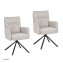Esszimmerstuhl Kyra Beige 2er-Set - 2