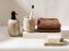 Bad-Accessoire Set Mod. Florio, 3-teilig, aus Keramik in Holz-Optik - 2