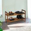 Schuhregal Mod. Fondi, aus massivem Akazienholz - 2