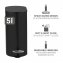 Kosmetikeimer Mod. Collungo, 5L, schwarz, Metall, 14x28,5x29,5 cm, easy-close Absenkautomatik - 2