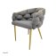 Stuhl Alsen Gold Grau - 2