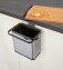 Abfallsammler Mod. Colin 3L, silber matt/schwarz, Edelstahl/Kunststoff, mit Anti-Fingerprint-Finish - 2