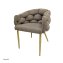 Stuhl Alsen Gold Braun - 2