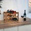 Weinregal Mod. Fondi, aus massivem Akazienholz - 2