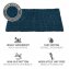 Badteppich Mod. Covelo, dunkelblau, Polyester, Baumwolle, 50x80 cm, rutschhemmend und waschbar bis 30°C - 2
