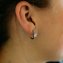 Ohrstecker 925 Silber rhodiniert Zirkonia weiß - 2