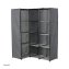 Stoffschrank Eckregal Lena - 2