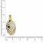 Anhänger 585/- Gelbgold bicolor Zirkonia - 2