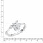 Ring Silber 925 rhodiniert mit Zirkonia weiß - 2