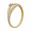 Ring 333/- Gelbgold glanz synth. Zirkonia - 2