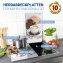 Herdabdeckplatte Universal Mod. Café Aromatica, 2er Set, für alle Herdarten geeignet - 2