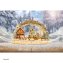 LED Schwibbogen Winterdorf mit Zapfen - 2