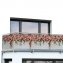 Balkon-Sichtschutz Mod. Rosen, 5 m, UV- und witterungsbeständig - 2