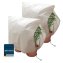 Pflanzenschutz-Vlies 180 x 120 cm, Beige, 2er Set, reißfestes Wintervlies für Pflanzen - 2