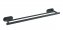 Turbo-Loc® Badetuchstange Duo Mod. Orea Black Matt, 60 cm, Befestigen ohne bohren - 2
