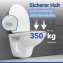 WC Sitz Mod. Tavola Weiß, stabiler Toilettensitz mit Absenkautomatik - 2