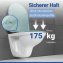 WC Sitz Mod. Galati Blaugrau matt, Toilettendeckel in D-Form mit Absenkautomatik - 2