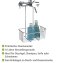 Thermostat-Dusch-Caddy Mod. Milo Edelstahl, rostfrei - 2