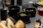 Snack & Dip Schalen Set Schwarz matt, Tablett mit 3 x 300 ml Schalen - 2