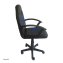 Schreibtischstuhl Junior höhenverstellbar ergonomischer Drehstuhl Schwarz-Blau - 2