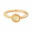 Ring 925 Silber vergoldet Prehnit - 2