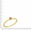 Ring Gold 375 mit echtem pinken Saphir 3mm - 2