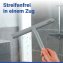 Badezimmerwischer Silikon Mod. Mola Grau, Edelstahl ummantelt mit Silikon - 2
