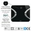 Analysewaage LED mit Bluetooth Schwarz, Körperfettwaage - 2