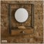 Wandspiegel mit Schublade Industrial Design aus Metall und Holz - 2