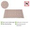 Badematte Mod. Altai, hergestellt aus recycelten PET-Flaschen (100 % Polyester) - 2